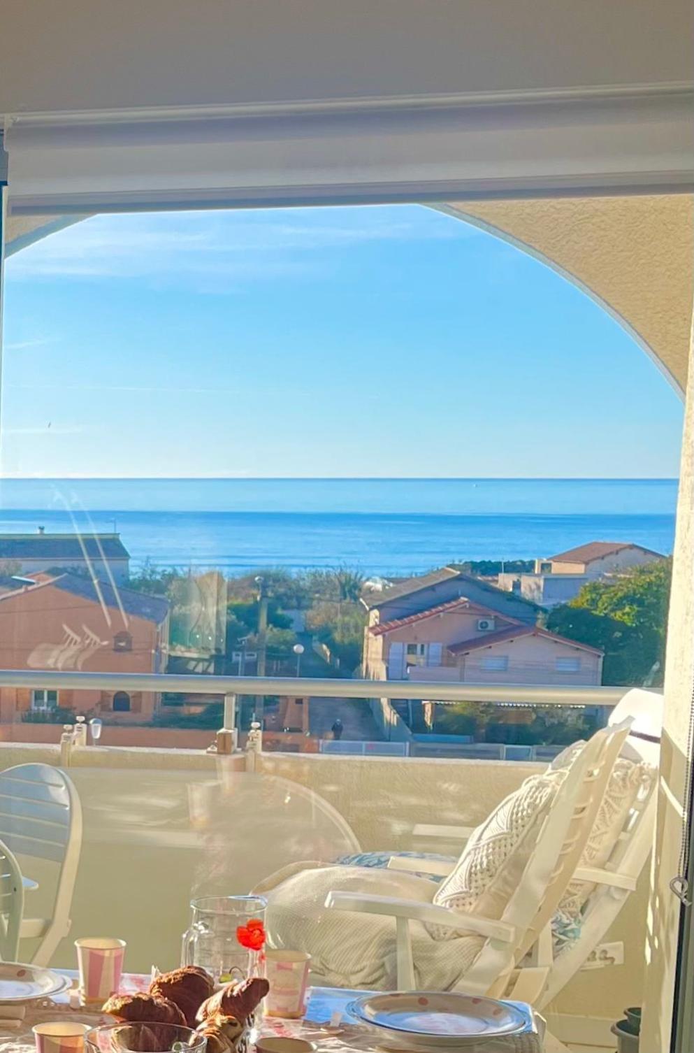 La Sirene - Loft Moderne Et Lumineux Avec Vue Panoramique Sur Mer Mediterranee Et Port De Plaisance Frontignan ภายนอก รูปภาพ